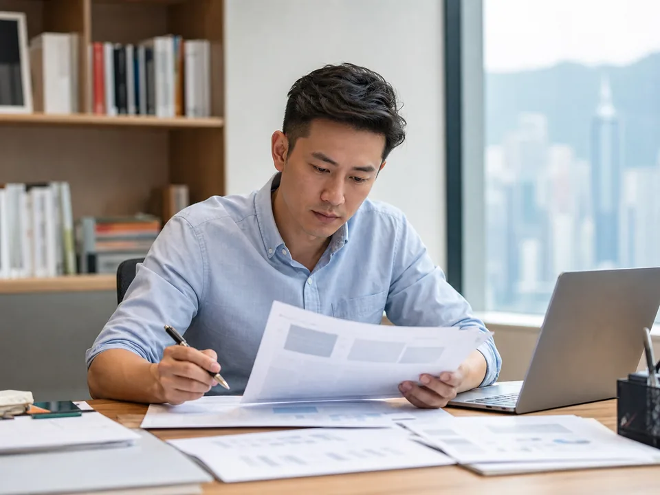 文件品質人員核對內容的服務情境圖